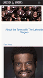 Mobile Screenshot of lakesidesingers.com